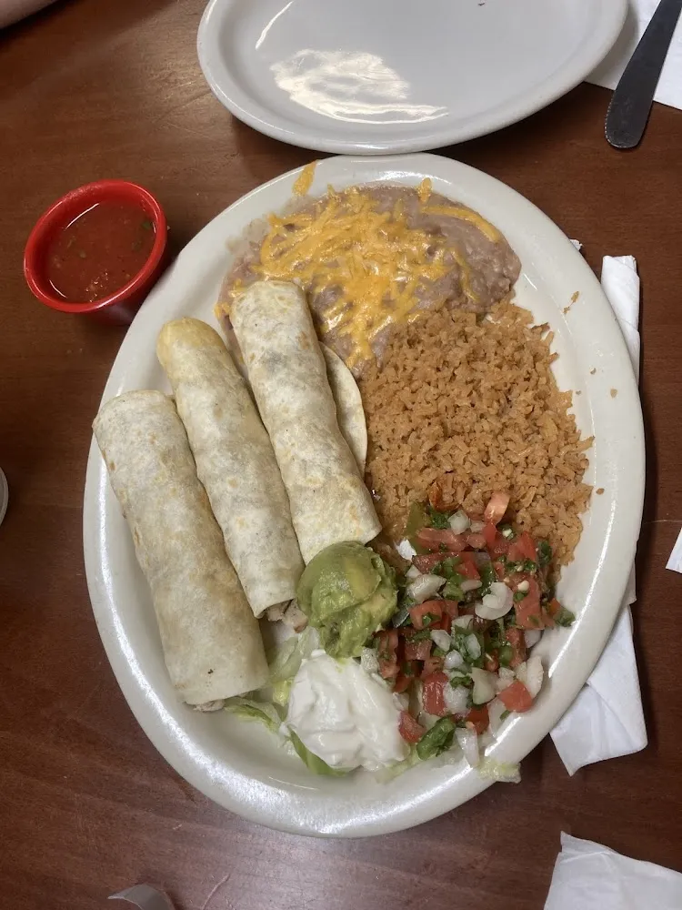 One Egg Served with Rice Beans and Tortillas